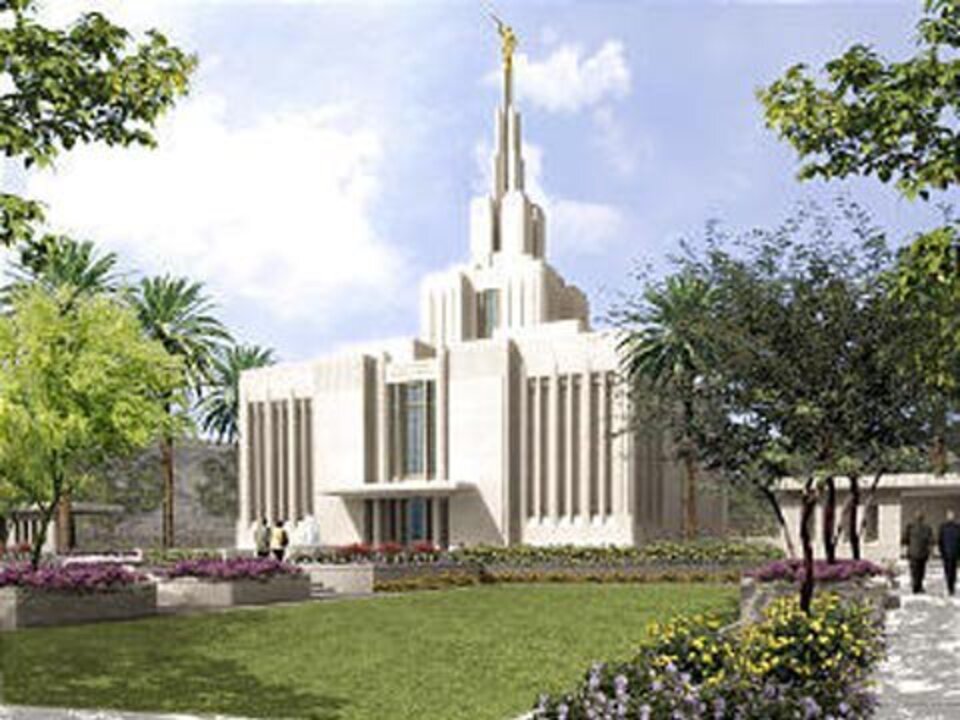 Original Two-Story Design for the Phoenix Arizona Temple