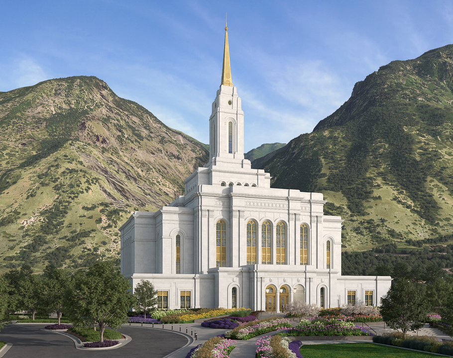 Provo Utah Rock Canyon Temple